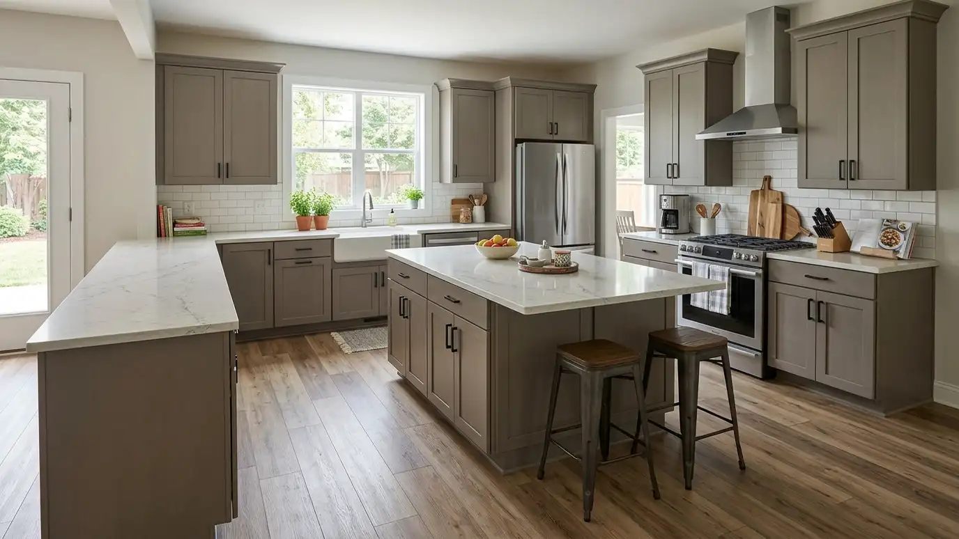 A remodeled kitchen in a Antioch, Tennessee home
