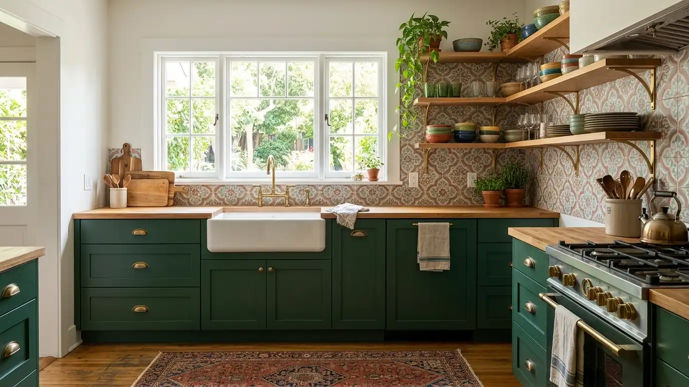 A remodeled kitchen in a East Nashville, Tennessee home