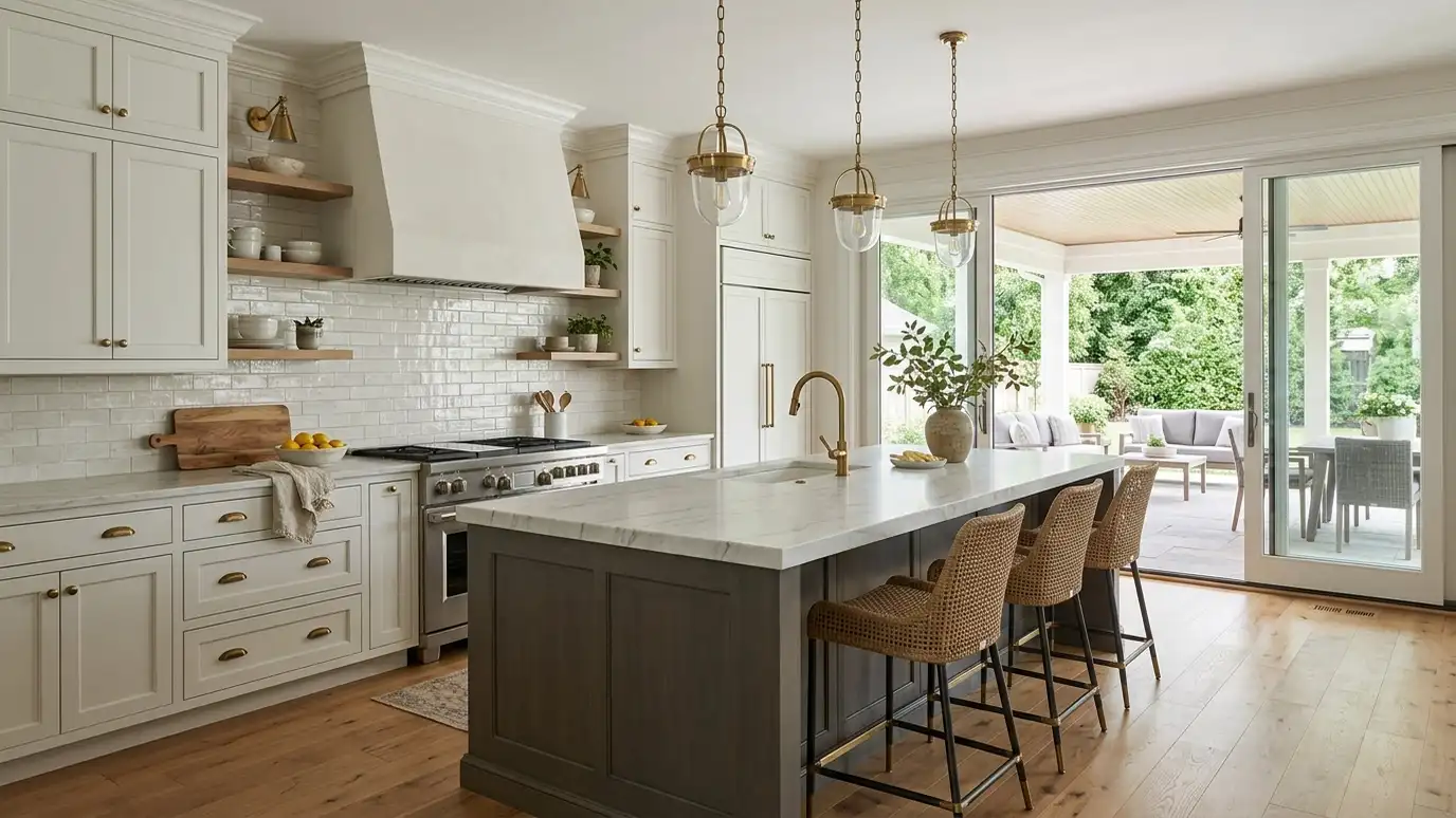 A remodeled kitchen in a Franklin, Tennessee home