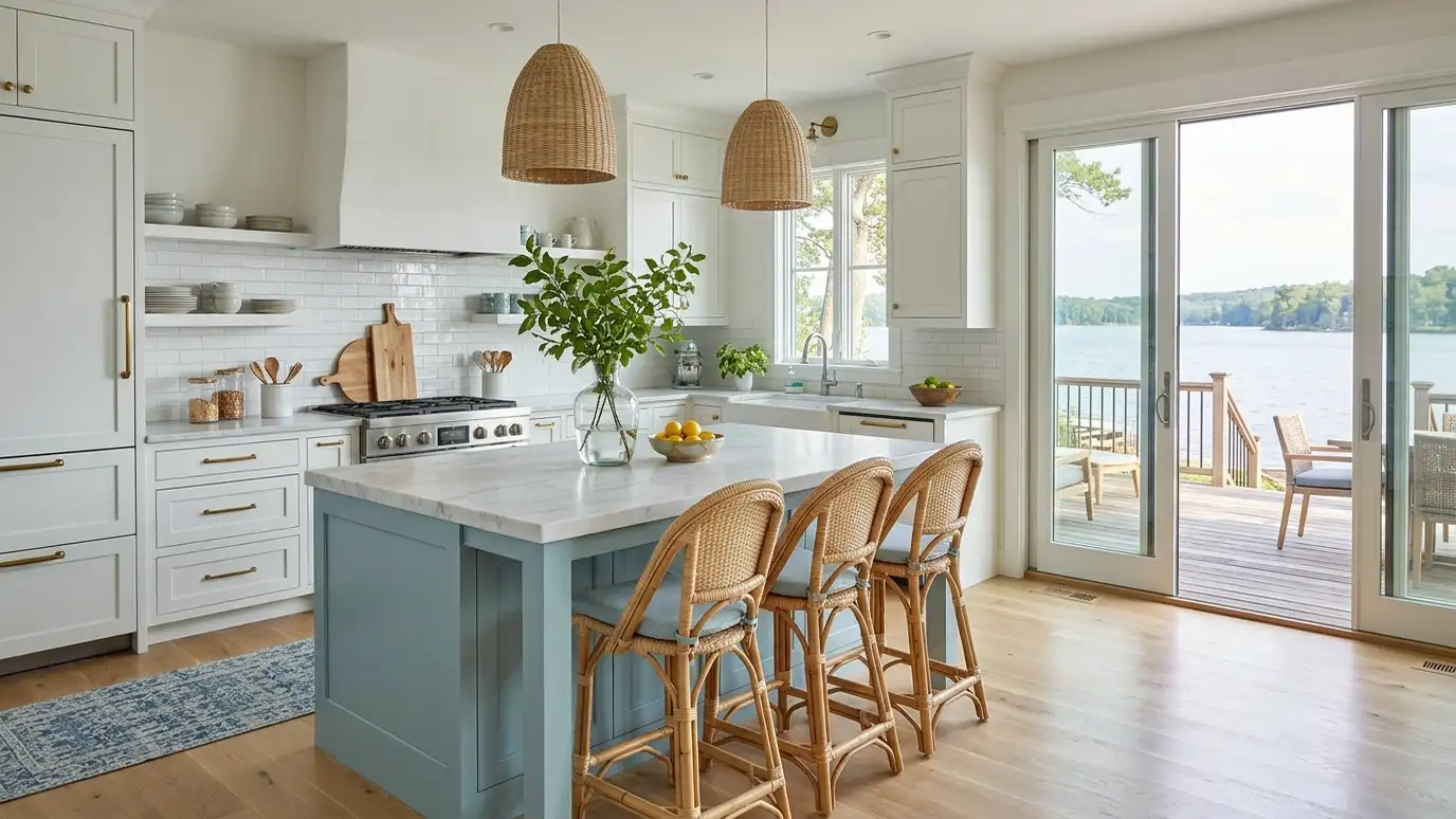 A remodeled kitchen in a Hendersonville, Tennessee home