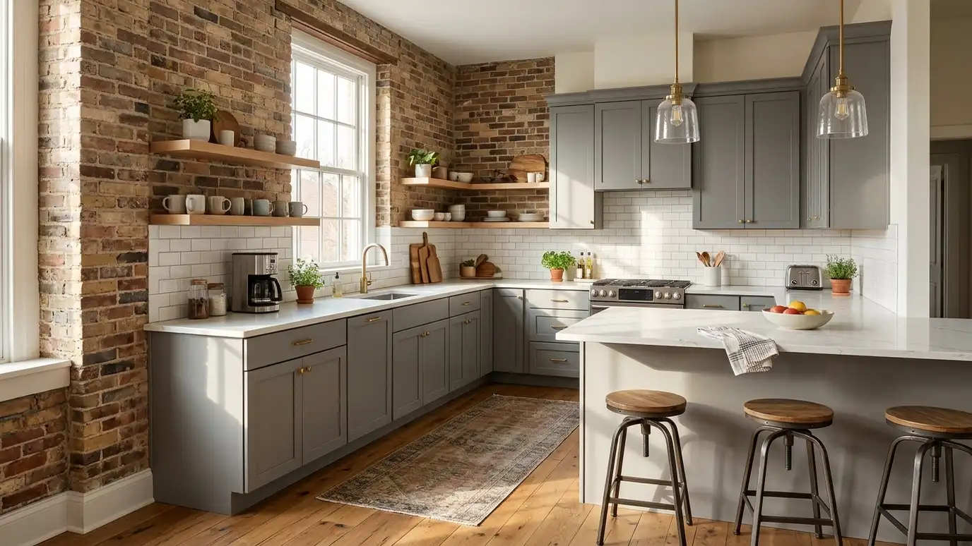 A remodeled kitchen in a Hermitage, Tennessee home
