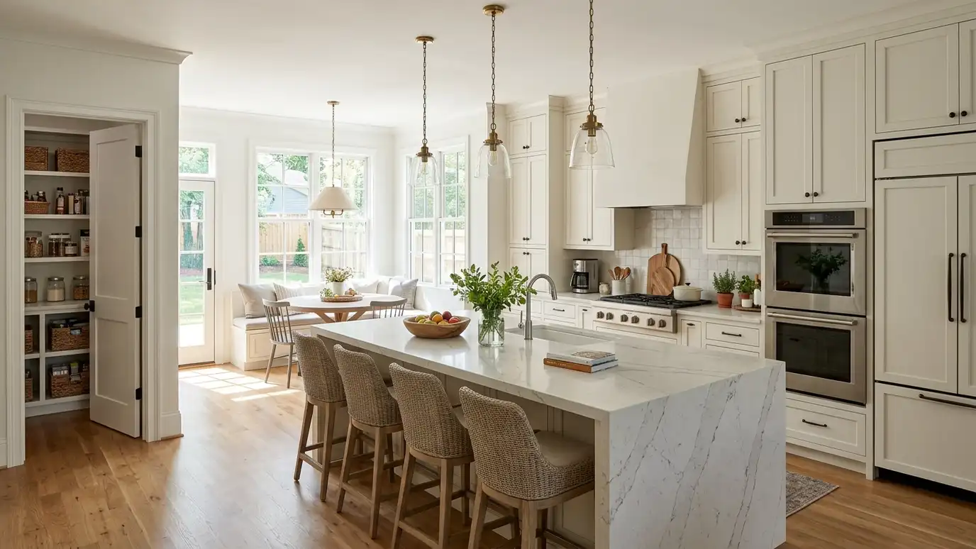 A remodeled kitchen in a Mt. Juliet, Tennessee home