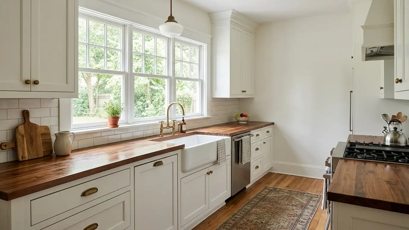 A remodeled kitchen in a Nashville, Tennessee home
