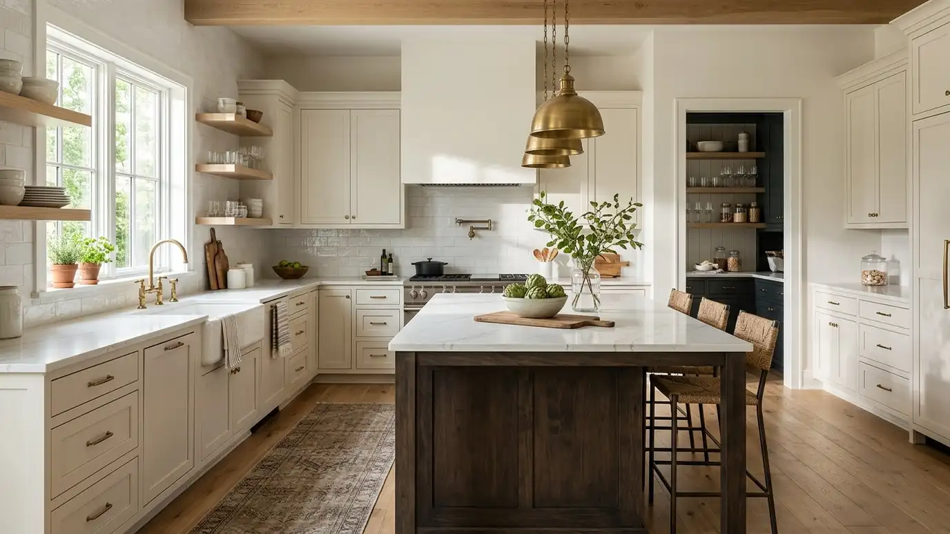 A remodeled kitchen in a Nolensville, Tennessee home