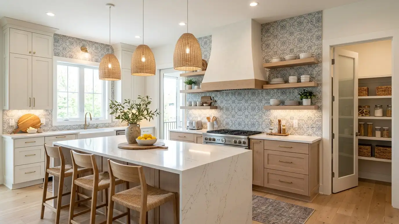 A remodeled kitchen in a Spring Hill, Tennessee home