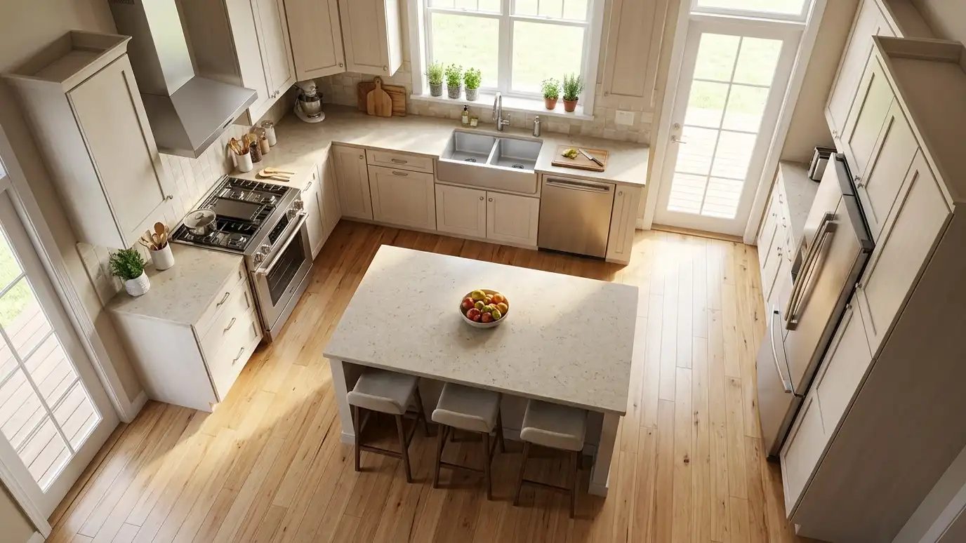 Kitchen Layout Ideas: The Work Triangle, Zones and Flow