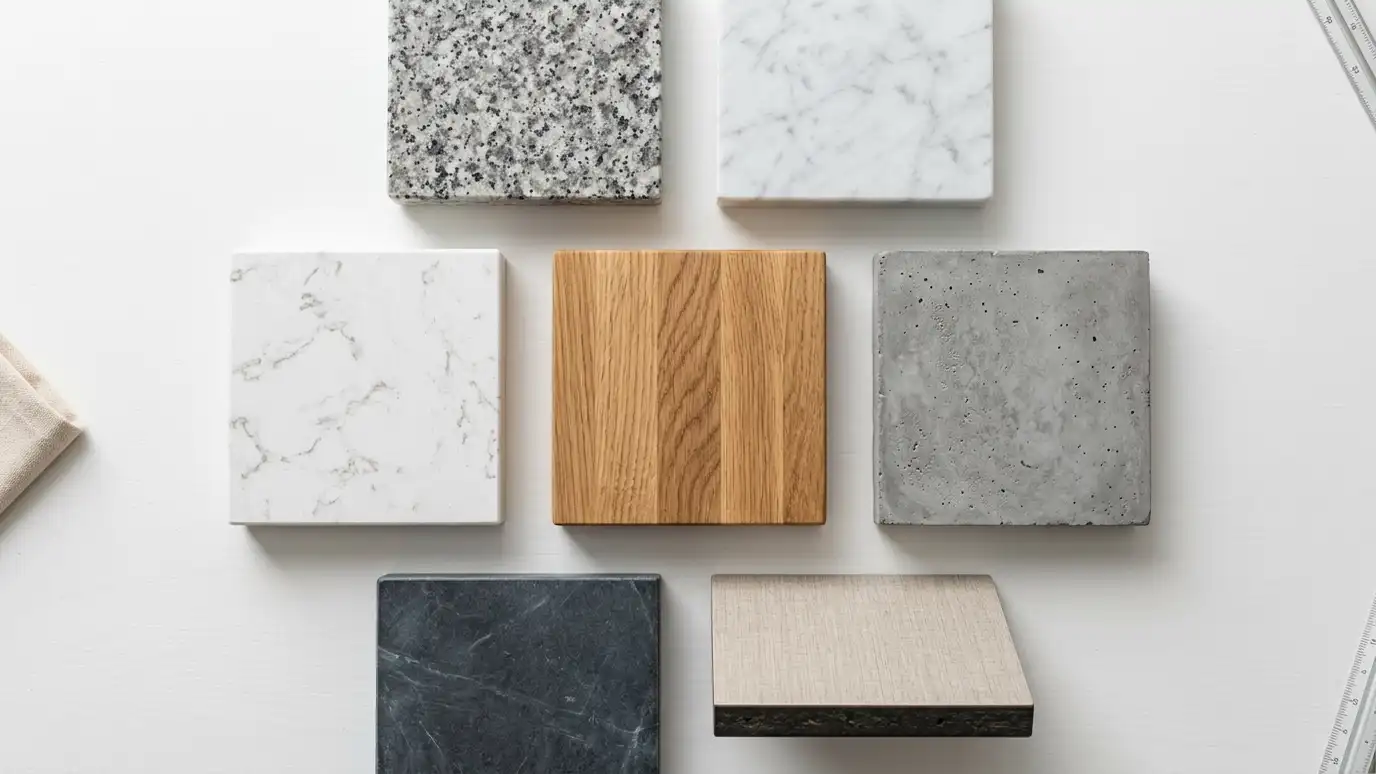 Kitchen Countertop Materials Guide: Granite, Quartz, Marble and More explained for Nashville and Middle Tennessee