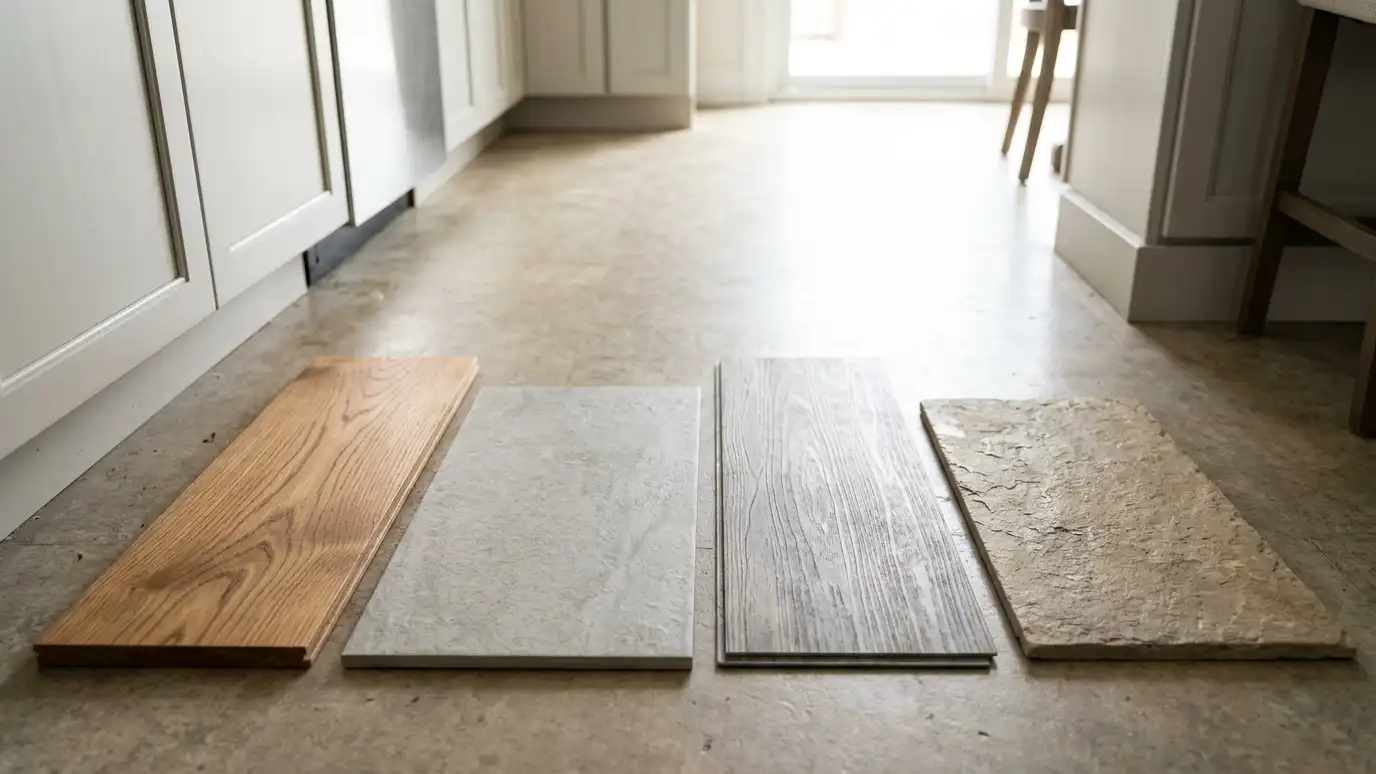 Kitchen Flooring Materials Guide: Wood, Tile, Vinyl and More | Music City Kitchen Remodeling Kitchen Flooring Materials Guide: Wood, Tile, Vinyl and More in Nashville and Middle Tennessee