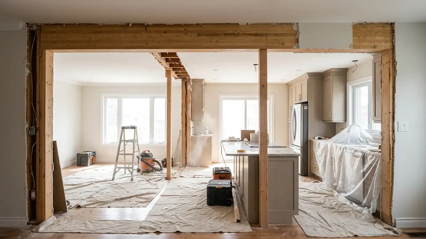 Load-Bearing Wall Removal and Beam Installation in Nashville and Middle Tennessee