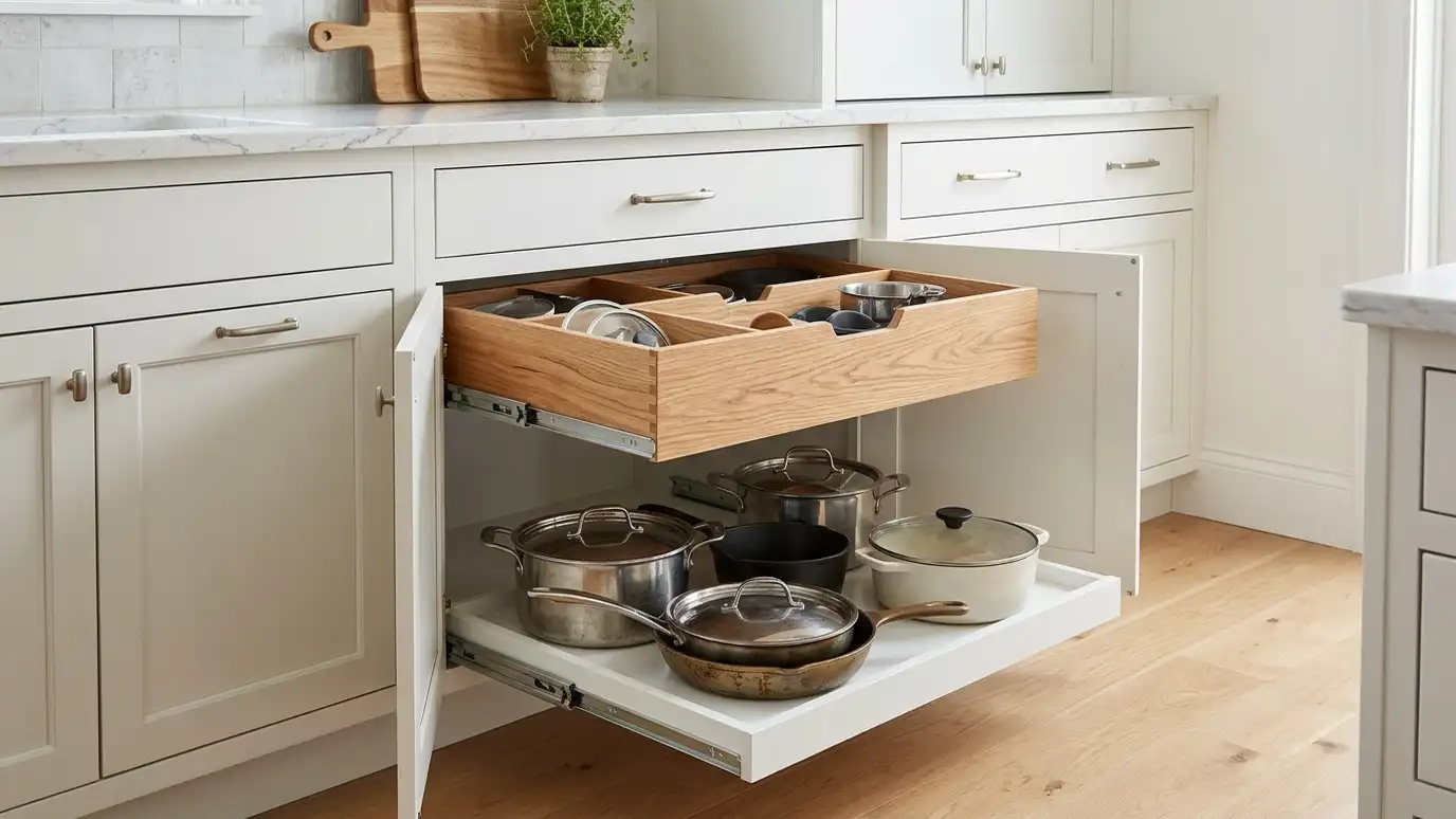Pull-Out Shelves and Drawer Organizers in Nashville and Middle Tennessee
